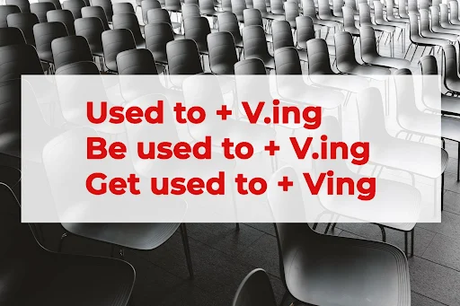 Hai cấu trúc tương tự used to là be used to và get used to