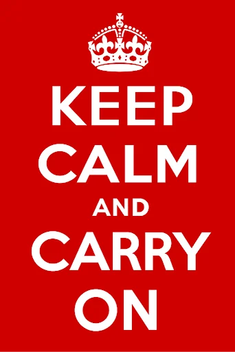Carry on - phrasal verbs
