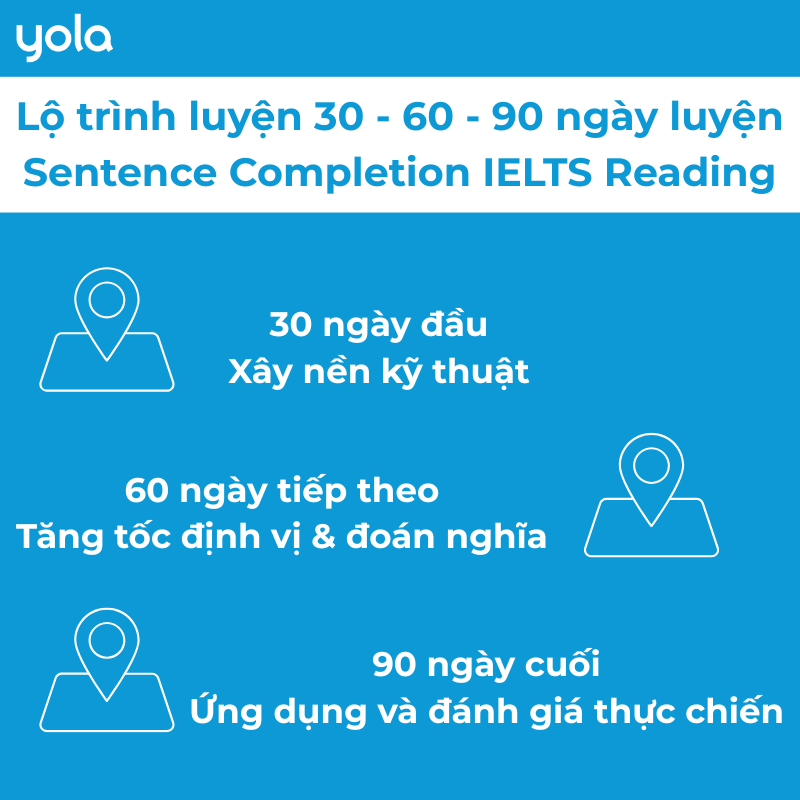Cách làm Sentence Completion trong IELTS Reading