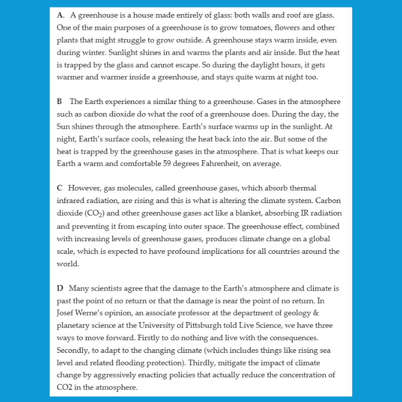 ví dụ bài tập matching headings ielts reading