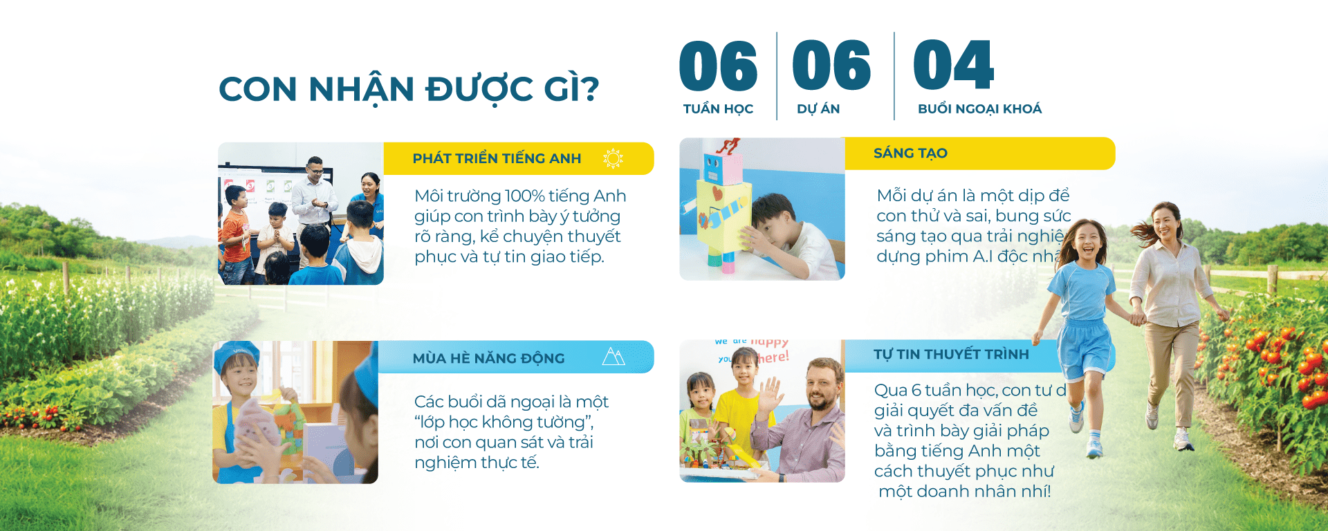 tiếng anh hè yola 2026