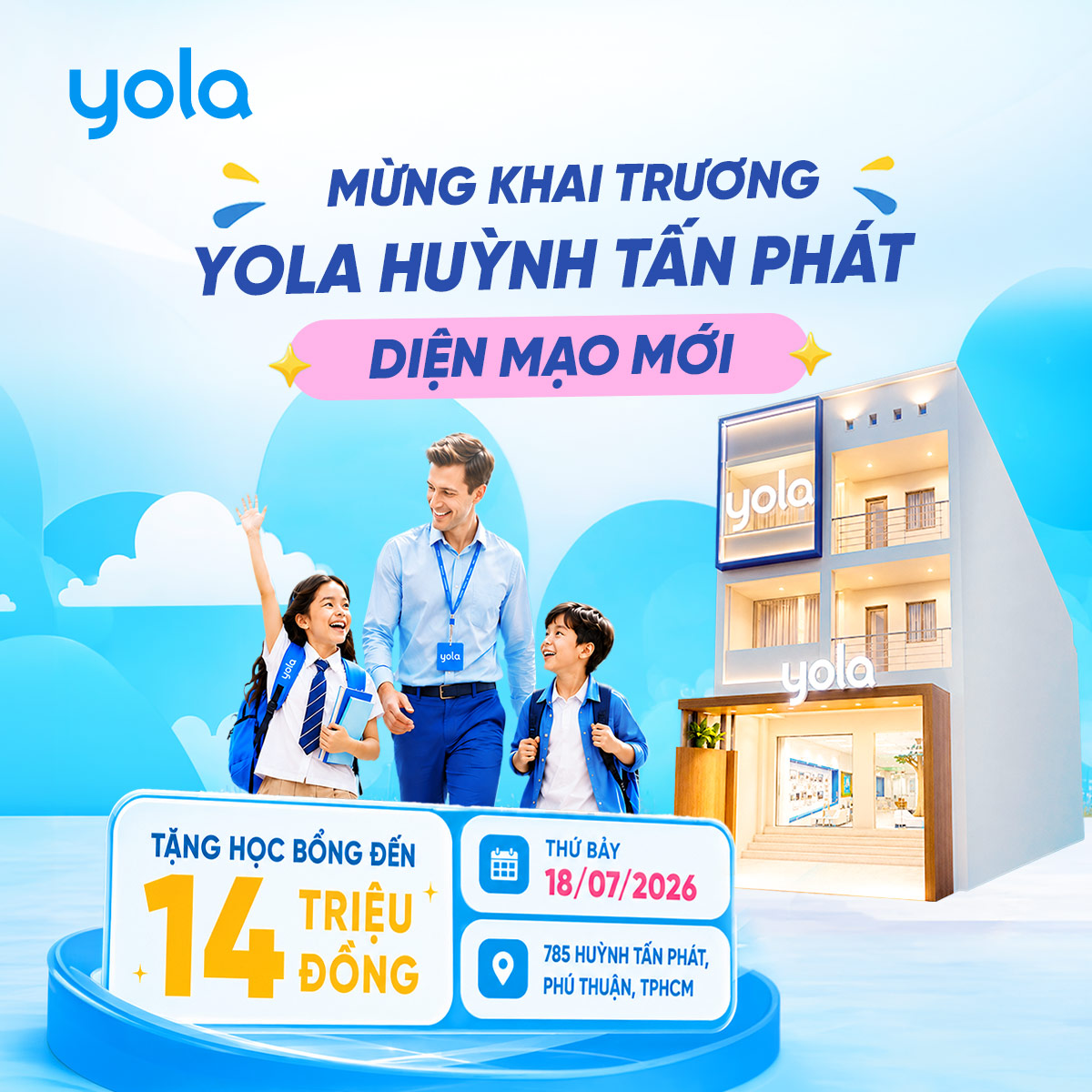 trung tâm anh ngữ yola quận 7 huỳnh tấn phát